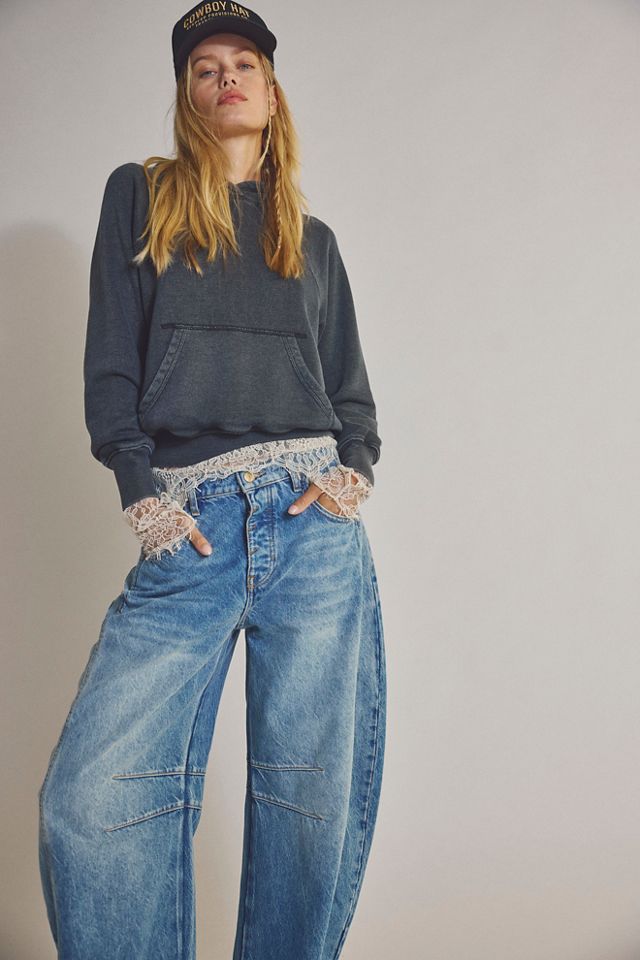We The Free Good Luck Mid-Rise Barrel Jeans #2