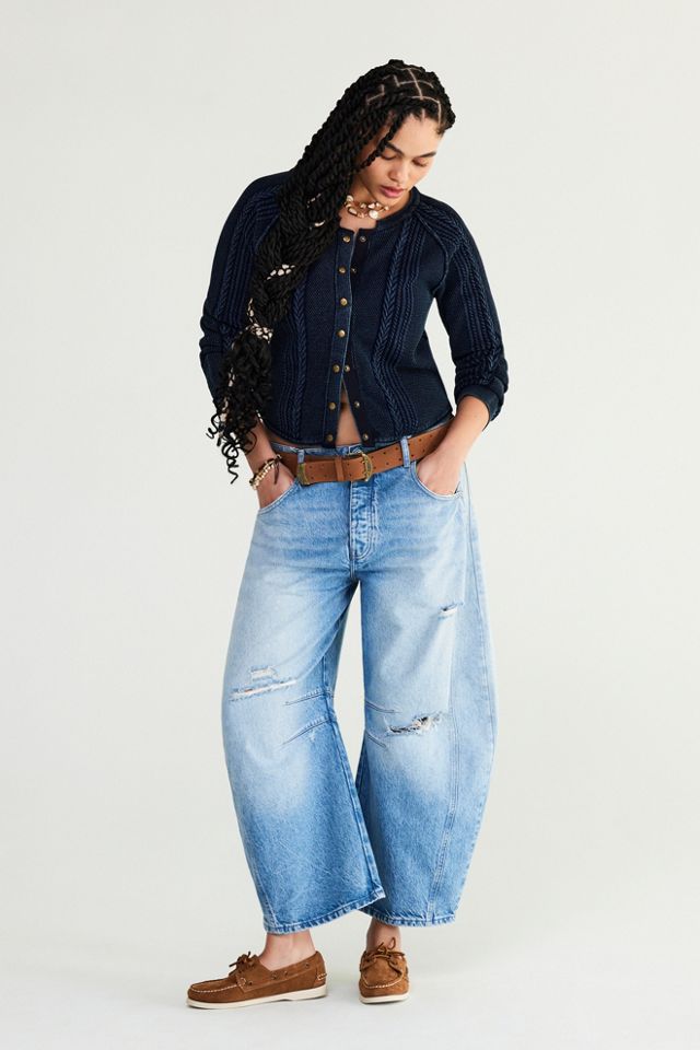 Free People Barrel Jeans 🤍