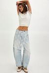 We The Free Good Luck Mid-Rise Barrel Jeans