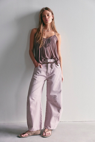 Jeans barrel taille mi-haute We The Free Good Luck