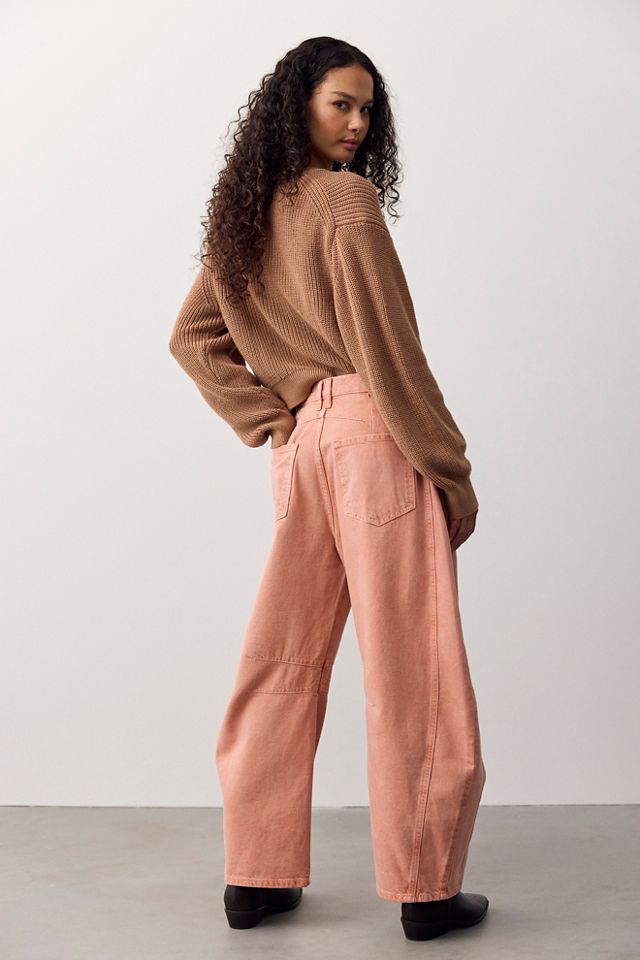 We The Free Good Luck Mid-Rise Barrel Jeans #1