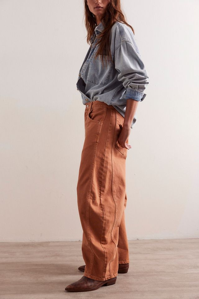 We The Free Good Luck Mid-Rise Barrel Jeans #2