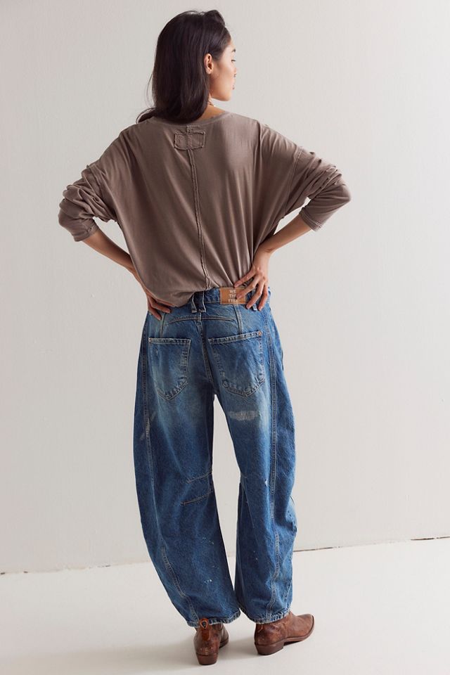 Jeans Barrel Mi-Taille We The Free Good Luck