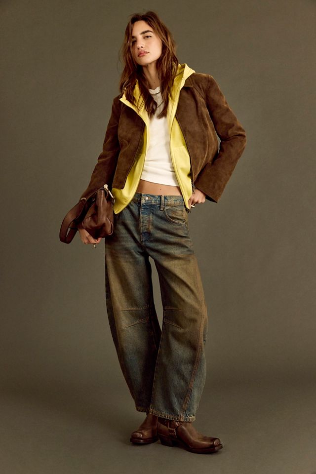 We The Free Good Luck Mid-Rise Barrel Jeans #4