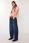We The Free Good Luck Mid-Rise Barrel Jeans
