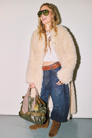 We The Free Good Luck Mid-Rise Barrel Jeans