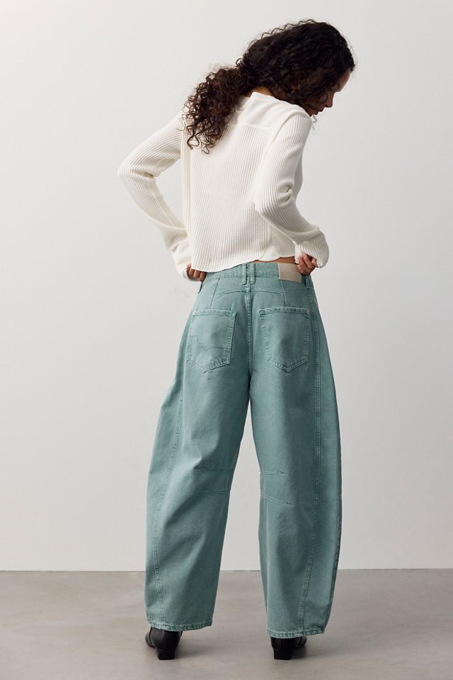 We The Free Good Luck Mid-Rise Barrel Jeans #1