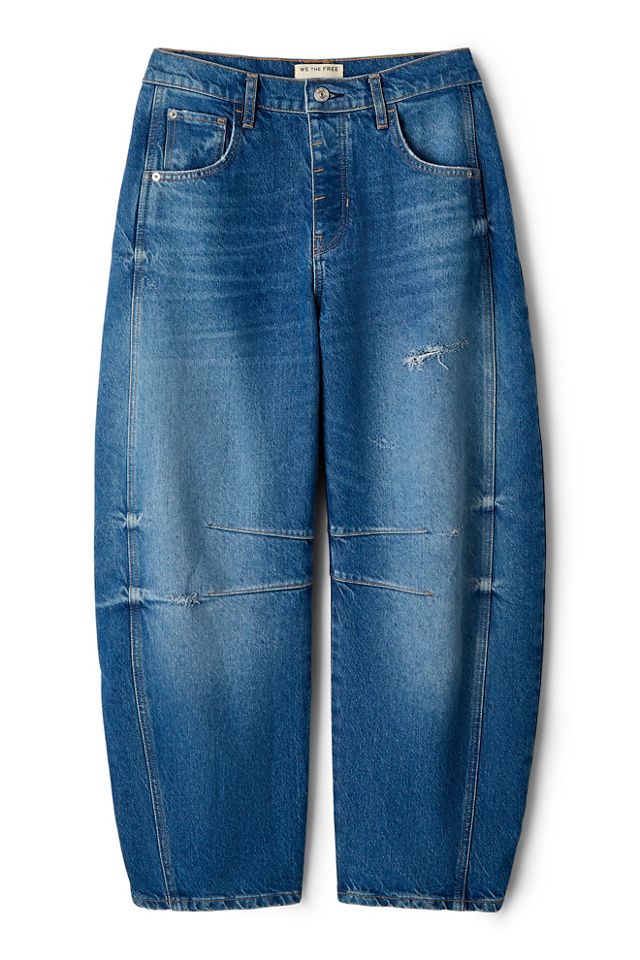 We The Free Good Luck Mid-Rise Barrel Jeans #4