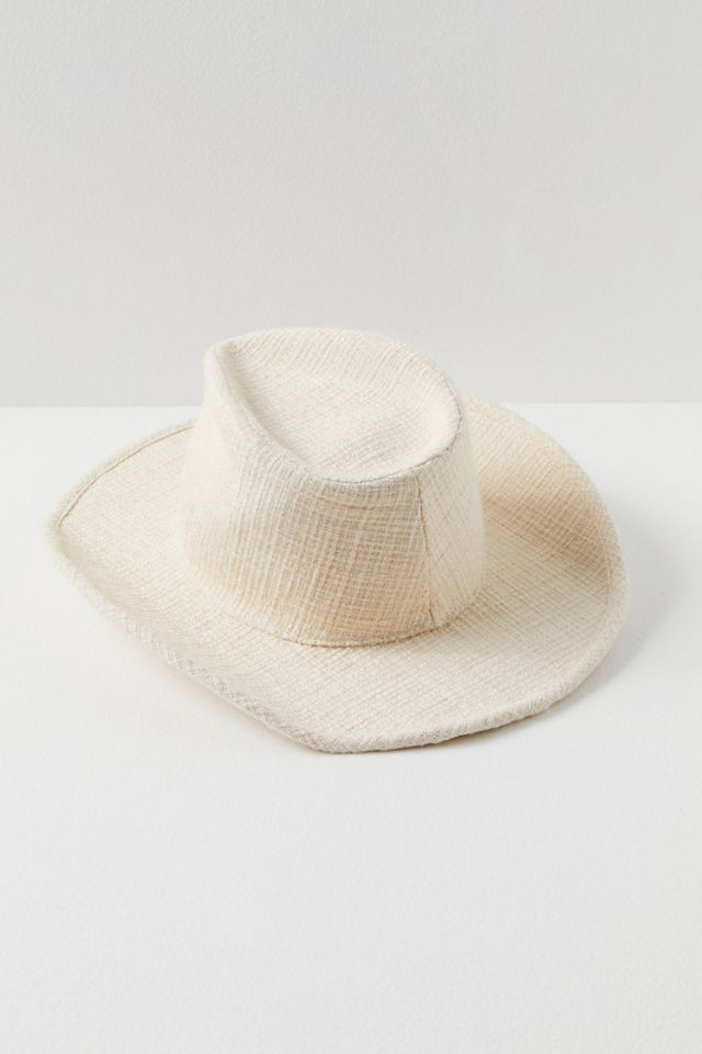 Sandy Ivory Tweed Cowboy Hat #2