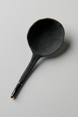 Cuillère décorative noire Cote Garcia