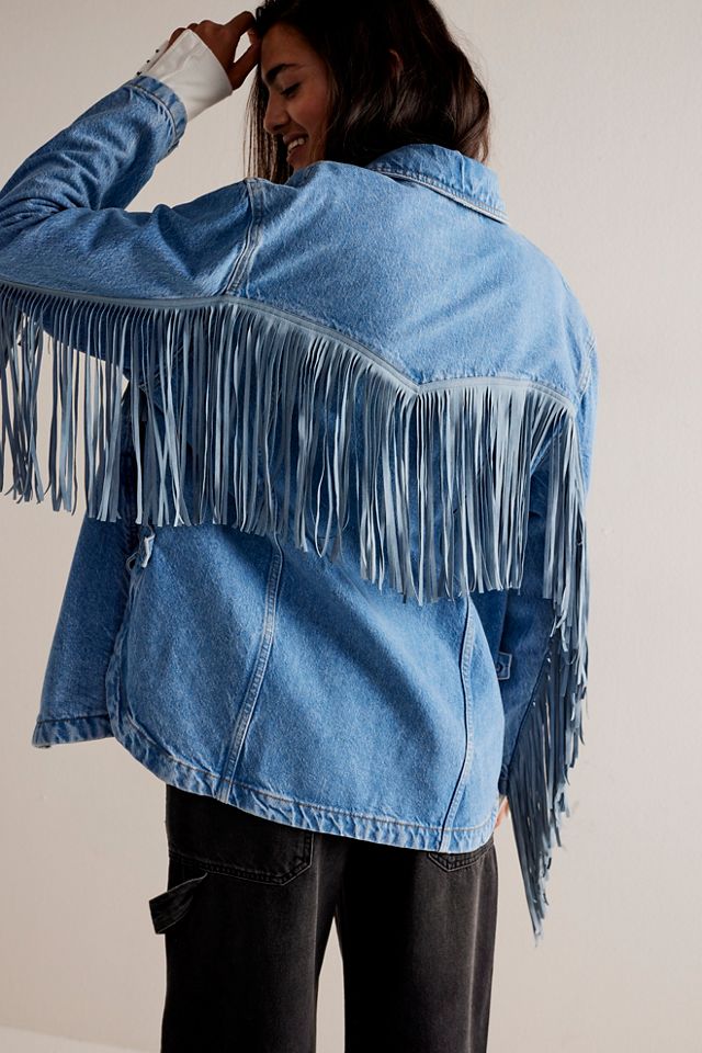 Free people denim hot sale shirt jacket