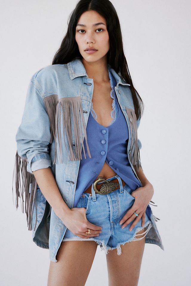 Fringe Out Denim Jacket