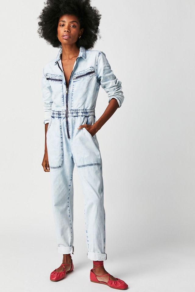 OneTeaspoon Florence Olivia Denim Jumpsuit | Free People UK