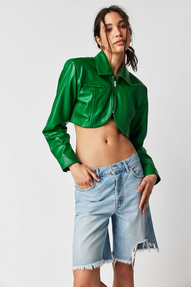 Short clearance cropped jacket