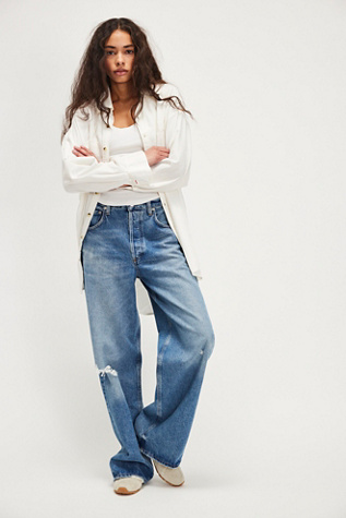 Citizens Of Humanity Ayla Baggy Jeans At Free People In Solano, Size: 27