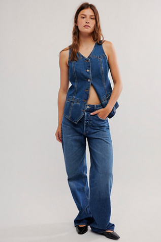 Citizens of Humanity Ayla Baggy Cuffed Crop Jeans at Free People in Claremont, Size: 27