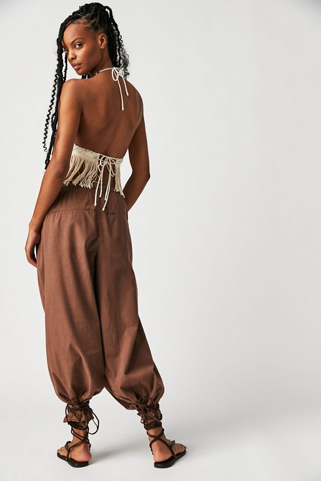 Anna Sui Crochet Lace Halter Top | Free People