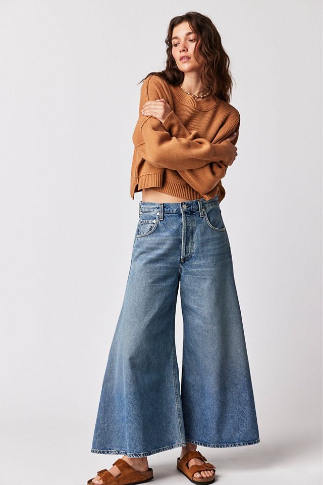 Brengen Bekritiseren Of anders Citizens of Humanity Rhi Maxi Culotte Jeans | Free People