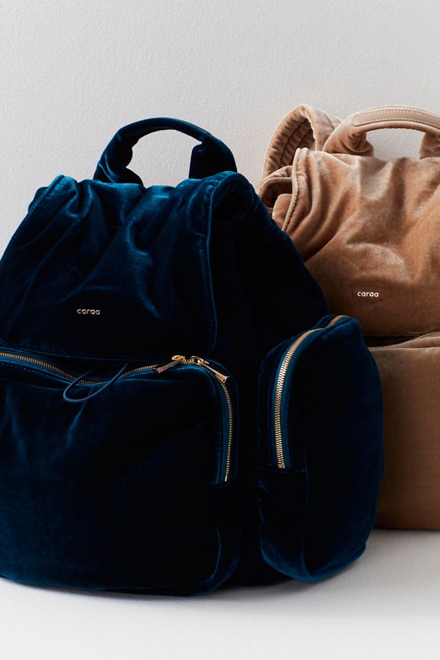 Velvet backpack sale