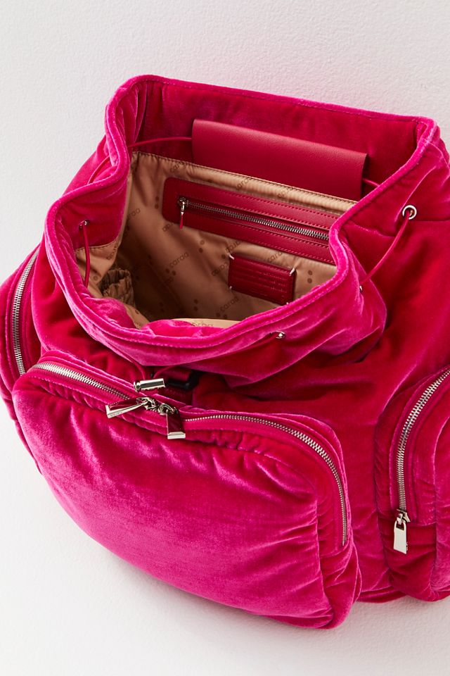 Victoria secret velvet top backpack