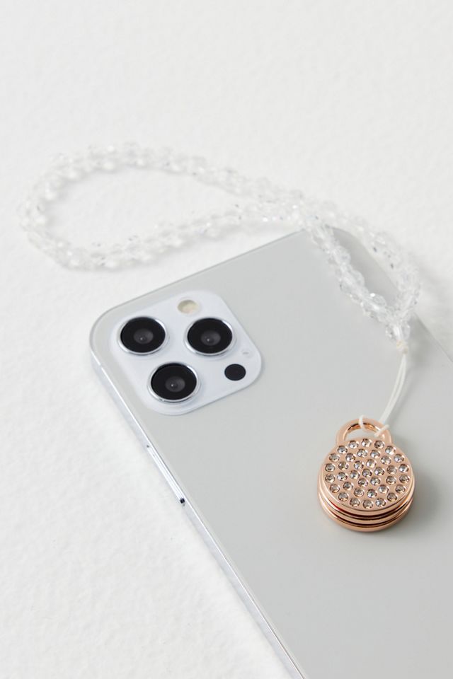 Gemstone Adhesive Phone Wristlet #1
