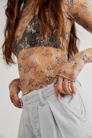 Dells Ring par Free People en Turquoise Gold, pour femme taille: 7