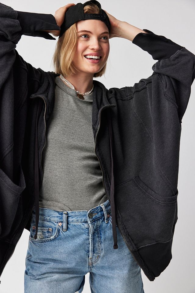 Free people oversized hoodie sale