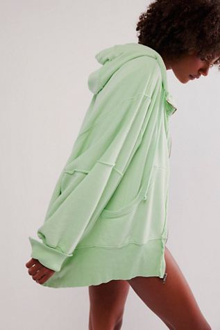 We The Free Camden Hoodie at Free People in Gossamer Green, Size: Large