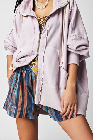 We The Free Camden Hoodie at Free People in Frost Lavender, Size: Large