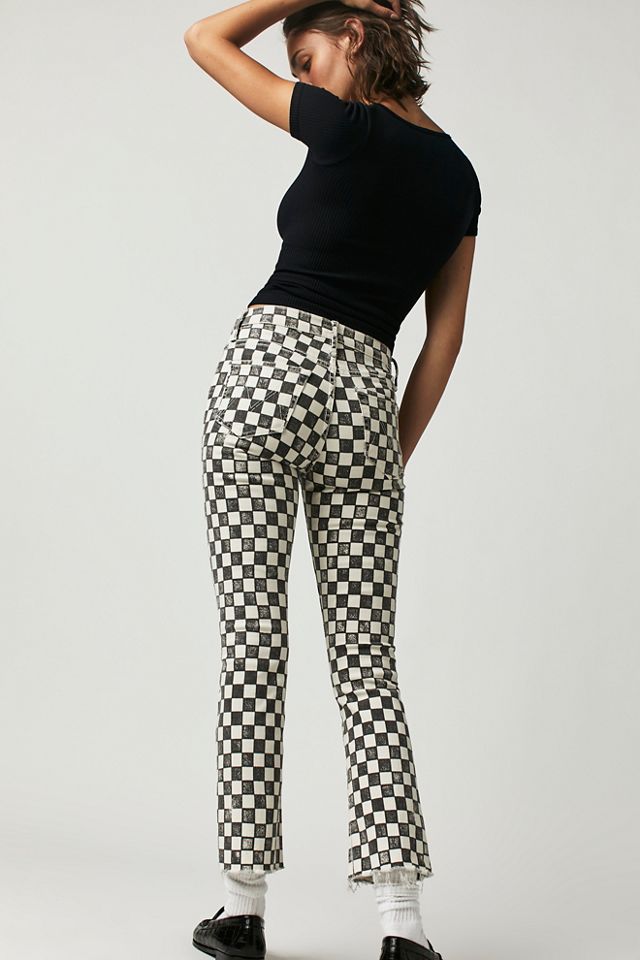 MOTHER The Printed Insider Ankle Jeans #1
