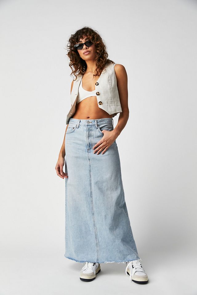 Agolde 2024 jean skirt