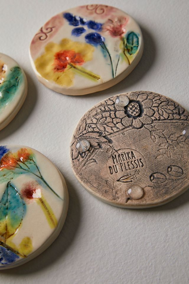 Ensemble de 4 sous-verres en cuir, avec boîtier fait main à Montréal