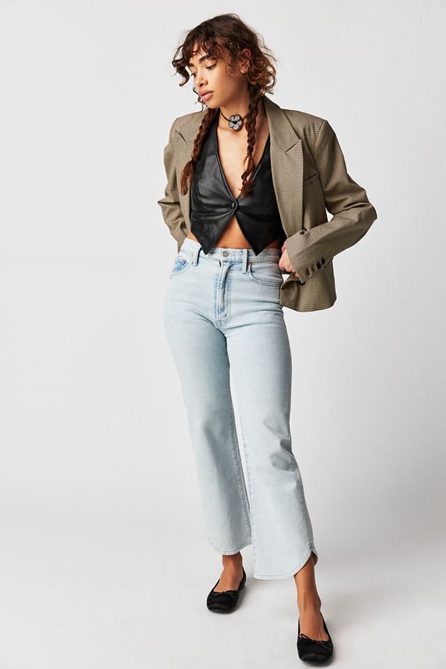 MOTHER マザー rambler zip ankle MOTHER Women's The Rambler Zip Ankle Jeans, Night in Venice, 25