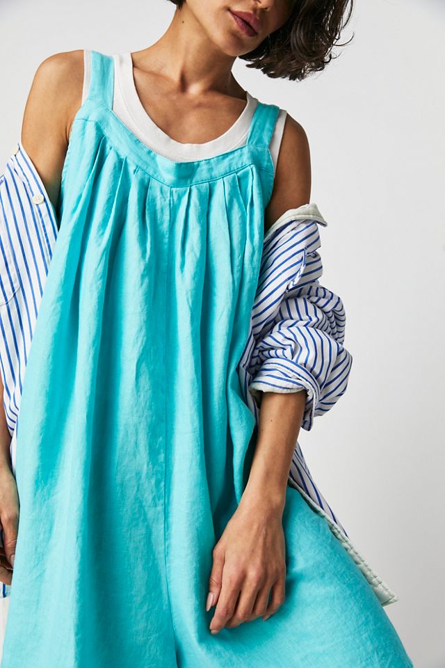 L.F. Markey Basic Linen Playsuit #2