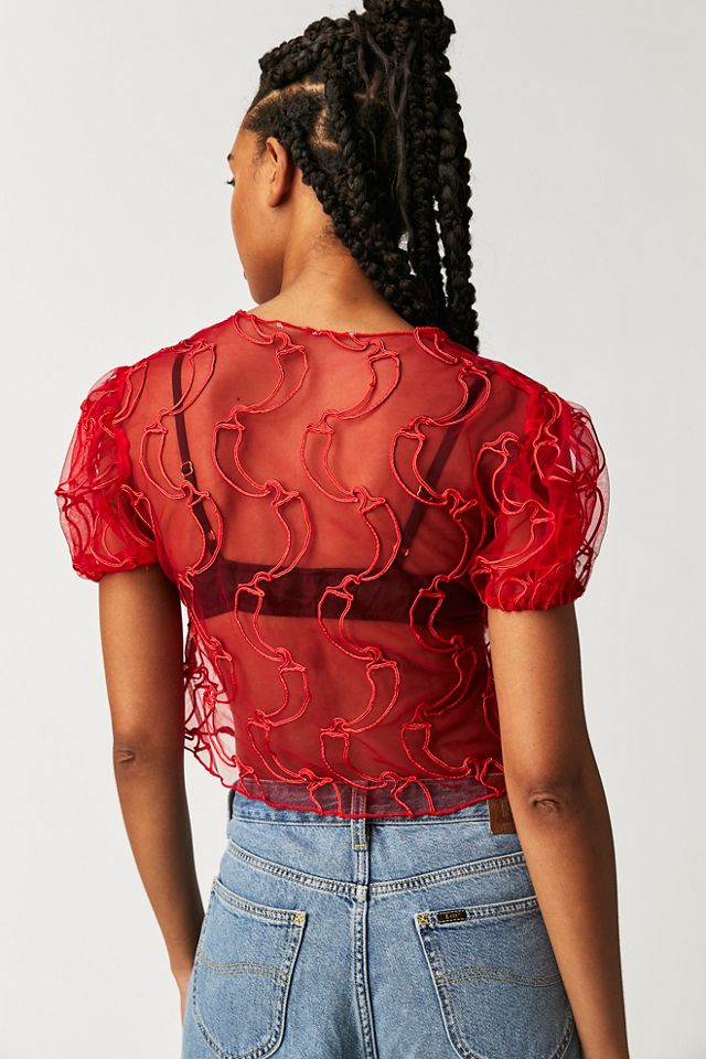 Casa Chilli Applique Shirt #1