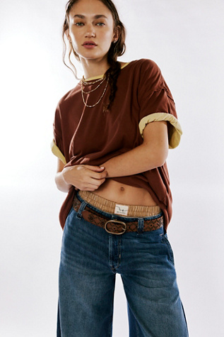 Tee-shirt Nina We The Free en Brownie, pour femme taille: XS chez Free People