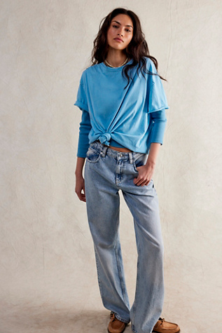 Free People - Nina Tee Blue Mirage
