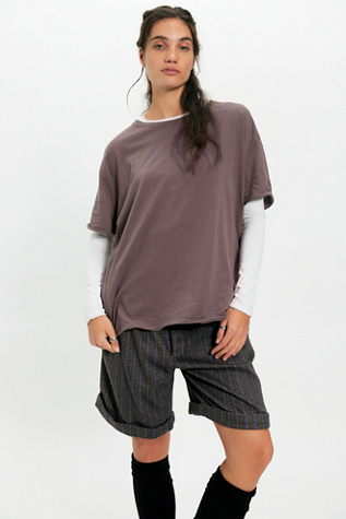 We The Free Nina Tee at Free People in Mochaccino, Size: XS