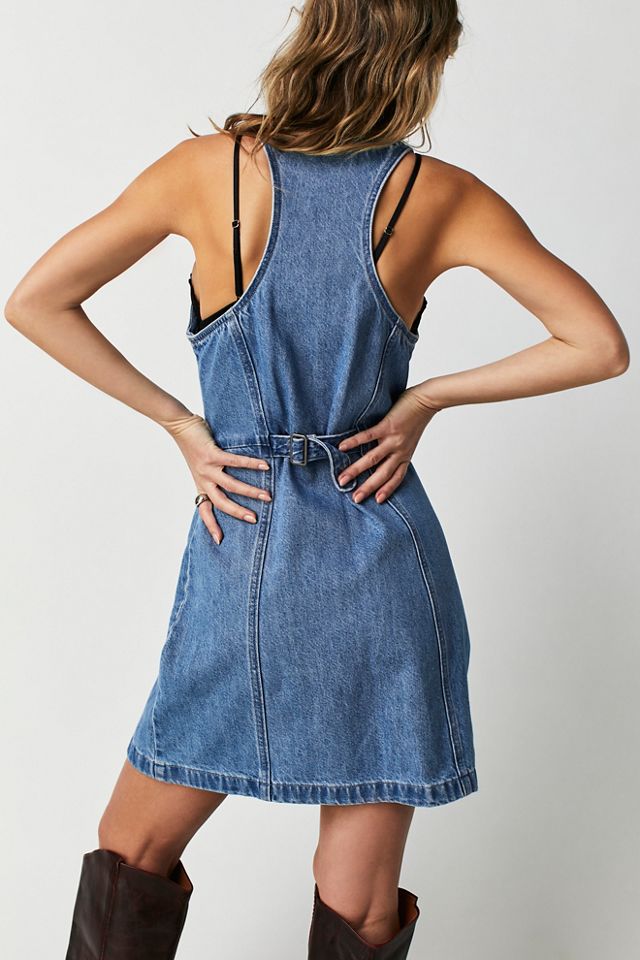 Rio Denim Dress - Medium Wash