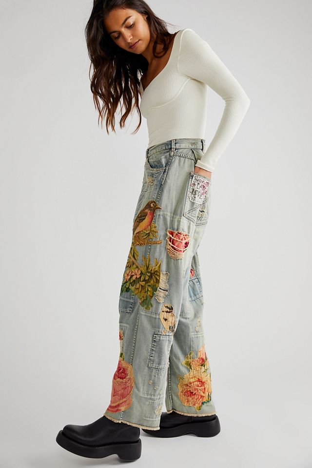Magnolia Pearl Embroidered Jeans #3