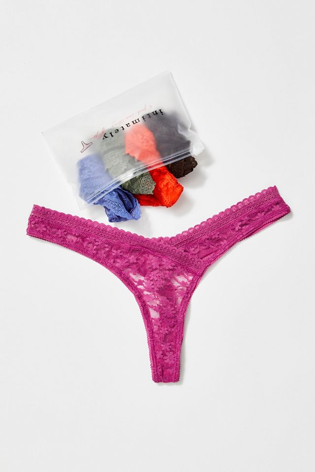 Ladies 5 Pack Assorted Thongs by Anucci Underwear - Lord Wholesale Co