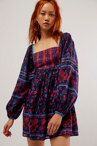 jacquard floral tube fit and flare mini dress Once Upon A Time Lavender Floral Jacquard Mini Dress