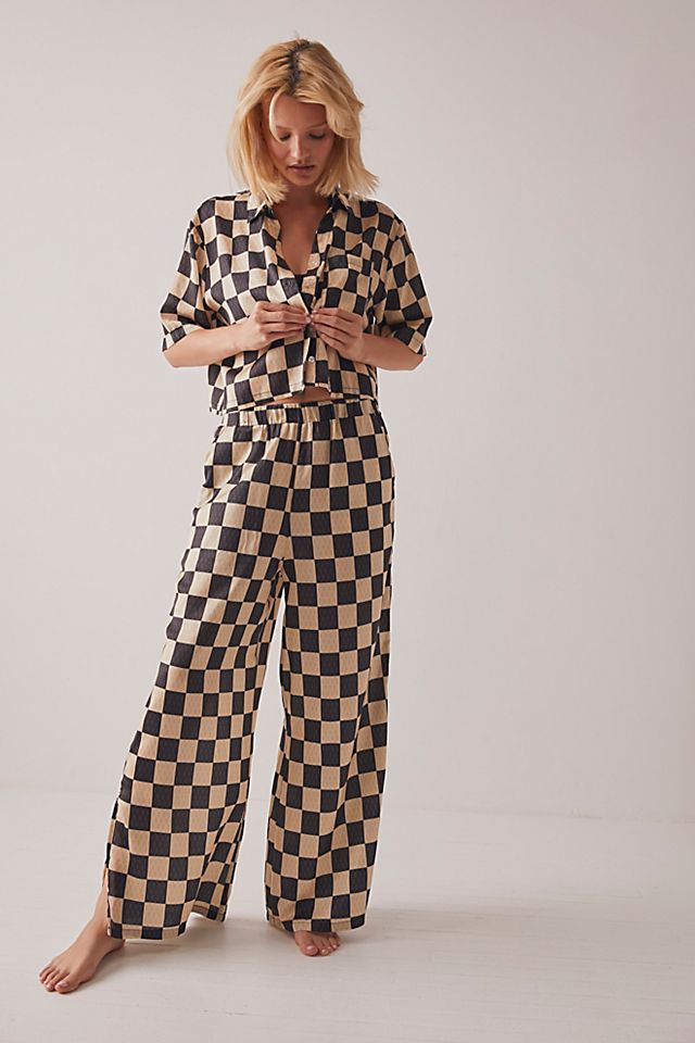 Checkered Lounge Set Checkered Lounge Set