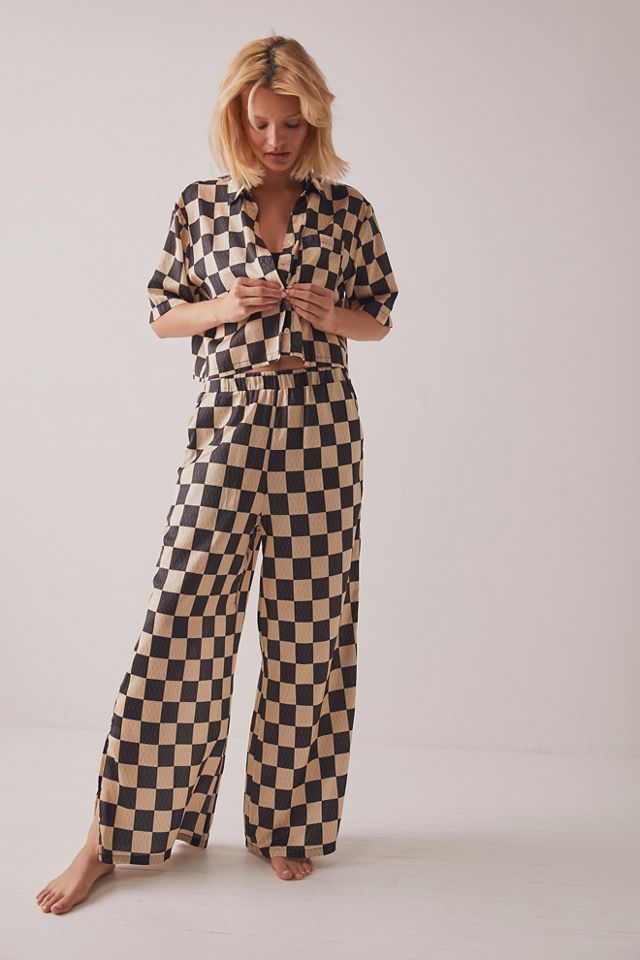 Silky Checker Lounge Set