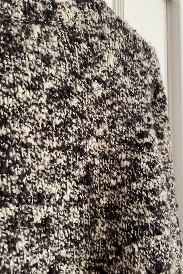 Heathered Black and White Sweater Selected by KA.TL.AK #2