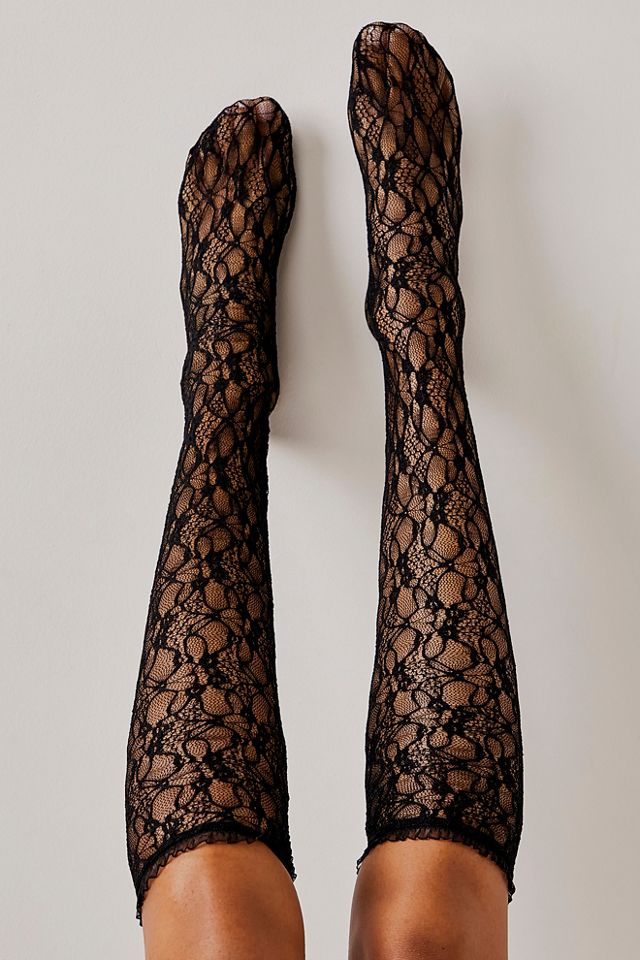 Gunmetal Knee High Socks #1