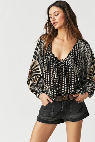 Elena Printed Top | Free People