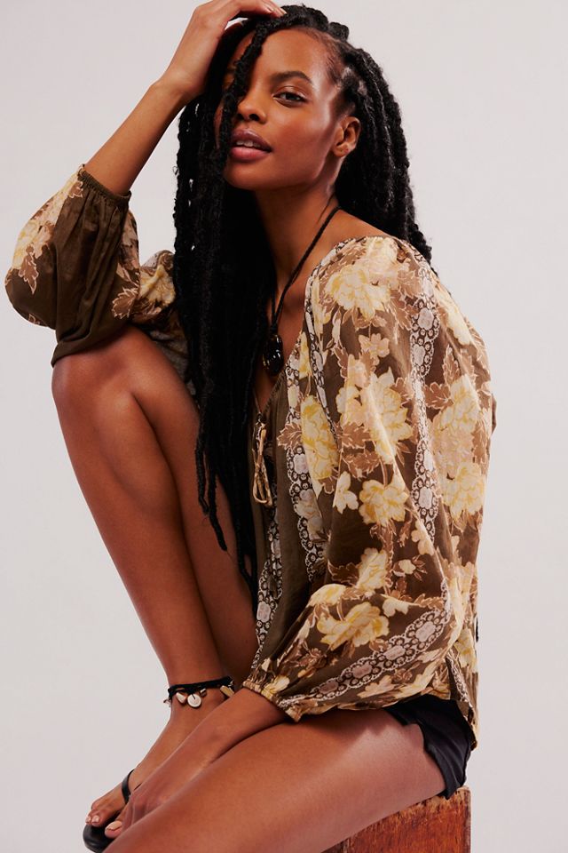 Elena Printed Top | Free People
