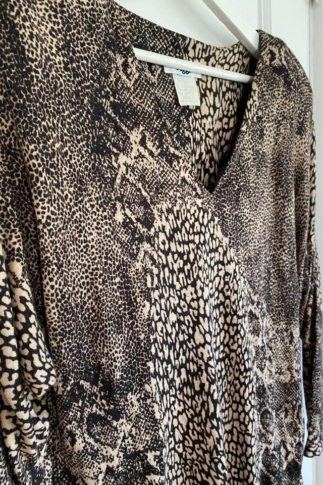Vintage Animal Print Midi Dress Selected by KA.TL.AK #2