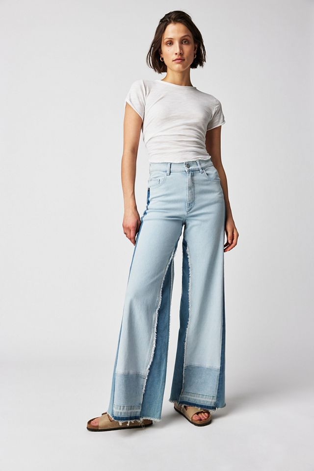 KSENIASCHNAIDER x DL1961 Hepburn Wide-Leg Jeans | Free People